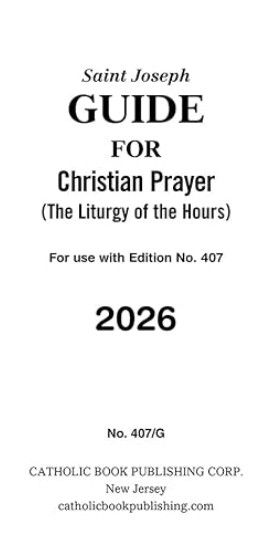407/G 2026 Guide for Christian Prayer (Liturgy of the Hours) 4 vol