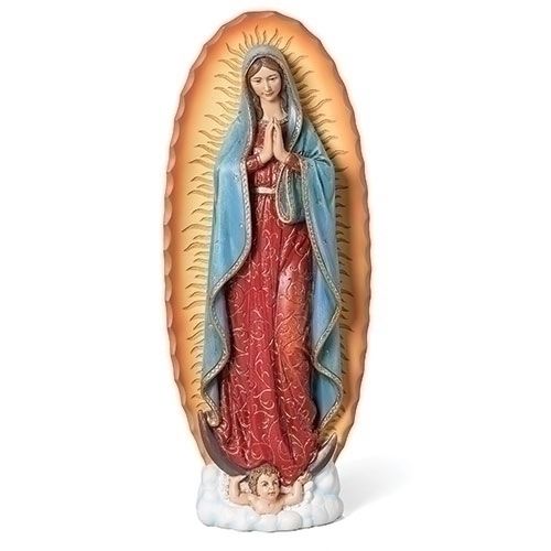 11369 11.25in Our Lady of Guadalupe Statue