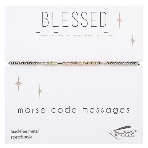 223811 Blessed Morse Code bracelet