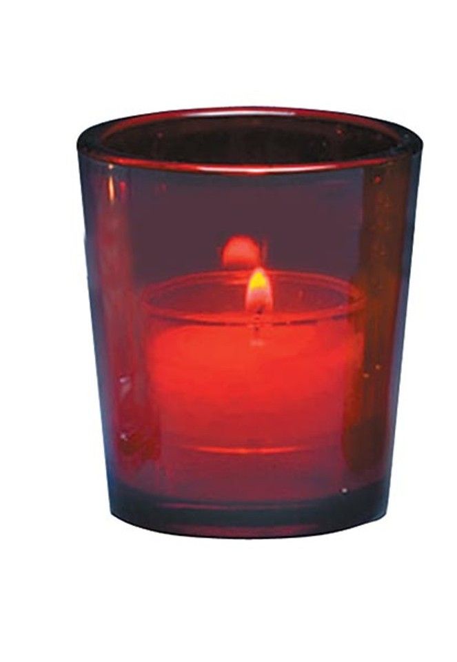 N7272RBY - 15 Hour Glass Votive Holder