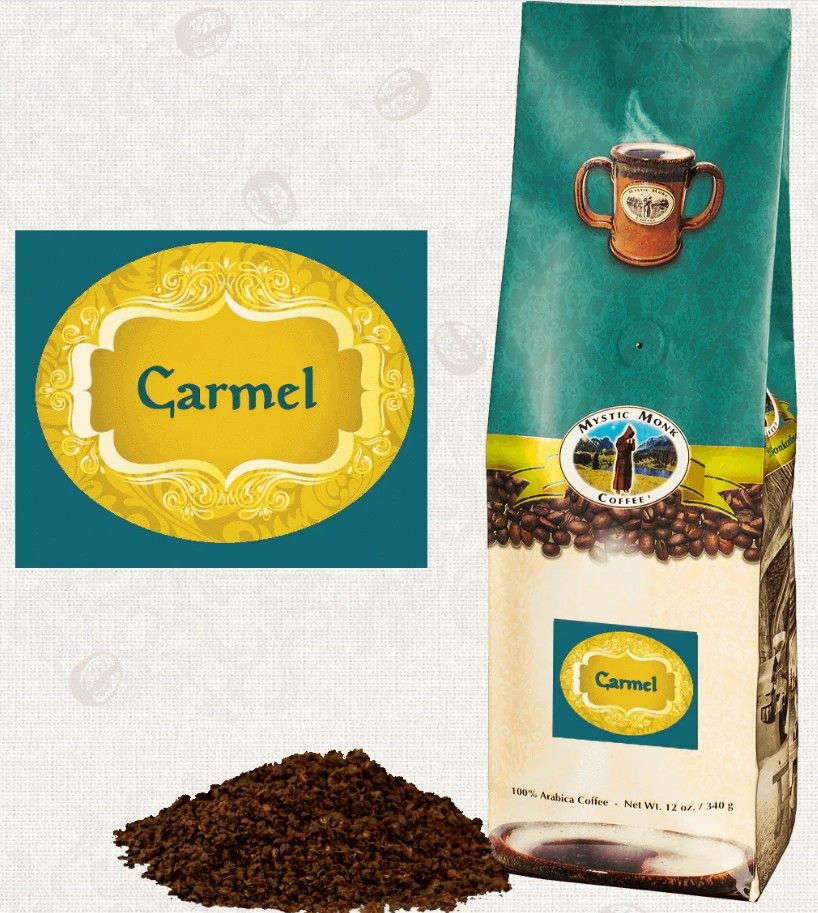 CCARMEL Mystic Monk Carmel 12oz Ground Coffee