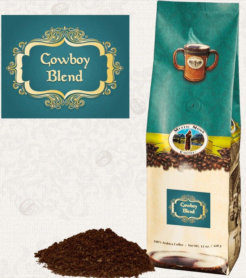      CHAZ Mystic Monk Hazelnut 12 oz Ground Coffee