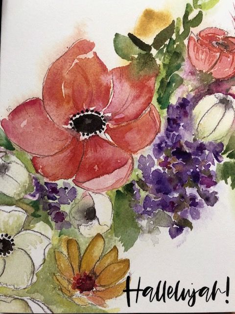      RBF07 Hallelujah - Greeting Card