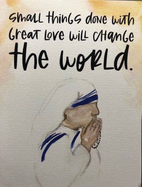 RBF20 - Mother Theresa &quot;SMALL THINGS/GREAT LOVE&quot;