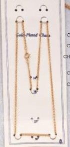       CH-27G 27in Stainless Gold-plated Chain