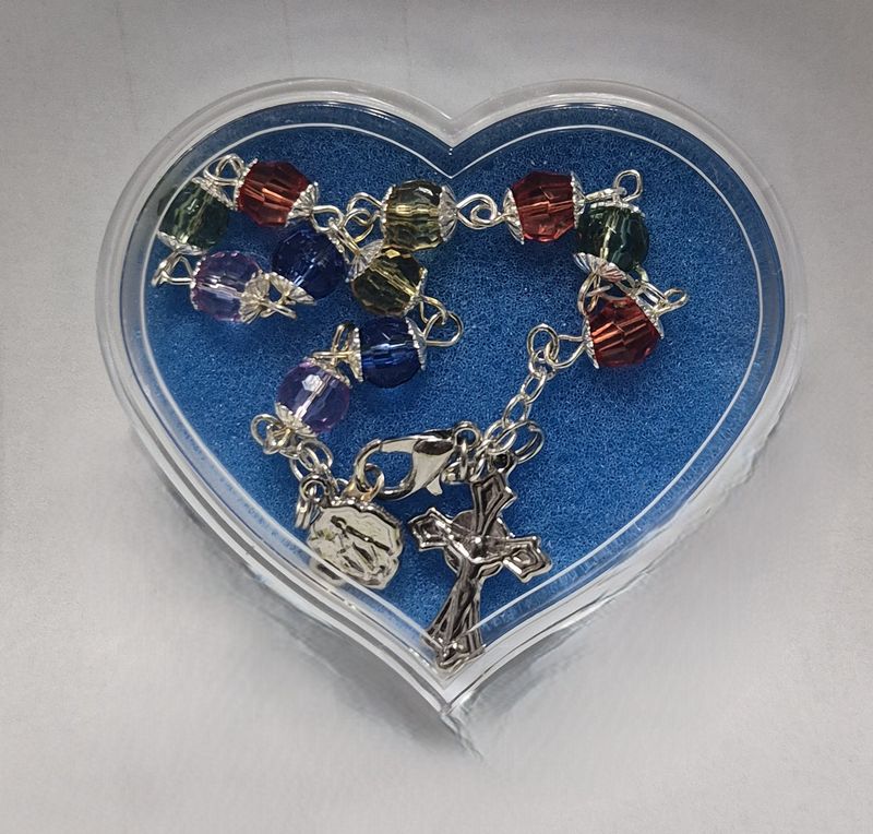 48-100 Multi-Color Rosary Bracelet