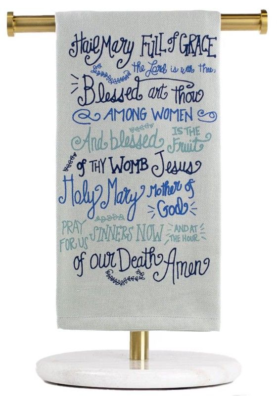 2805 Hail Mary Hand Towel