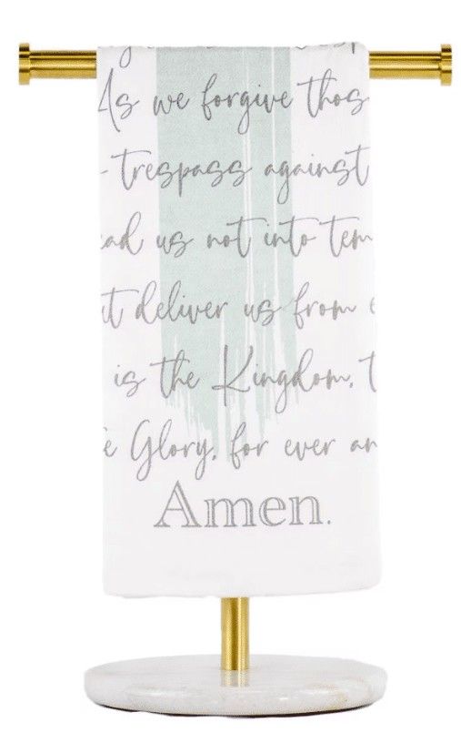 8597 Our Father Hand Towel