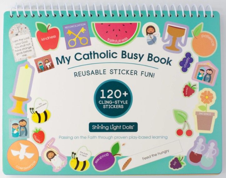      My Catholic Busy Book Reusable Sticker Fun! 