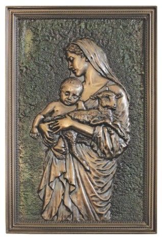 SR-78401 L&#39;Innocence Plaque bronze