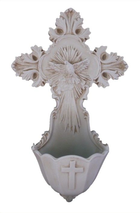 SR-75753-A - Font - 6&quot; Holy Spirit/Antiqued