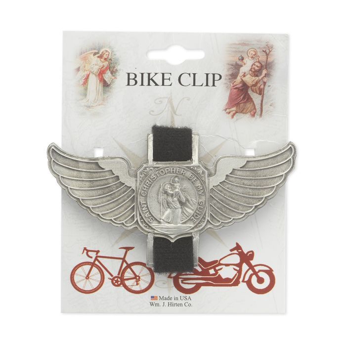 BC-5002 Saint Christopher Square Bike Clip