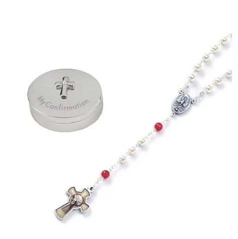 109-20-1031 Confirmation Rosary with box