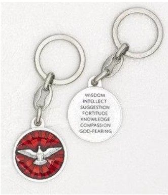 171-22-2947 Holy Spirit Enamel Key Ring
