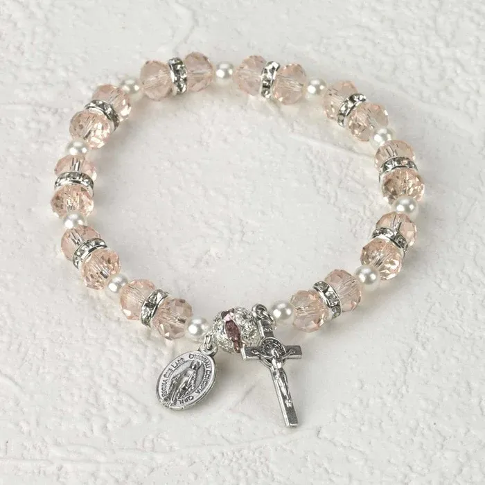 108-16-4281 Chrystal Bracelet Mir/Crucifix