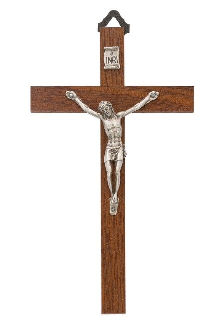 94-36 5in Brown Wood Crucifix