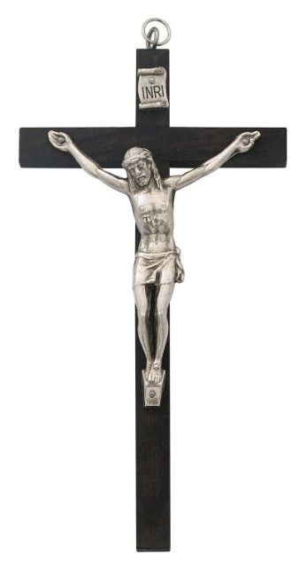 94-37 5 in Black Wood Crucifix