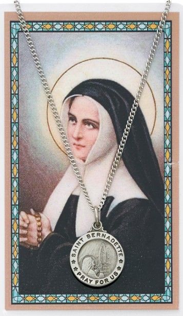PSD600BD St. Bernadette Prayer Card Set