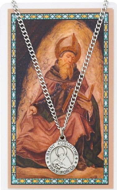 PSD600AU St. Augustine Prayer Card Set