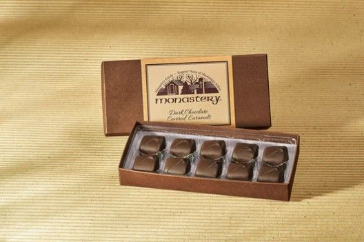      DQD - Monastery Dark Chocolate Covered Caramels Box
