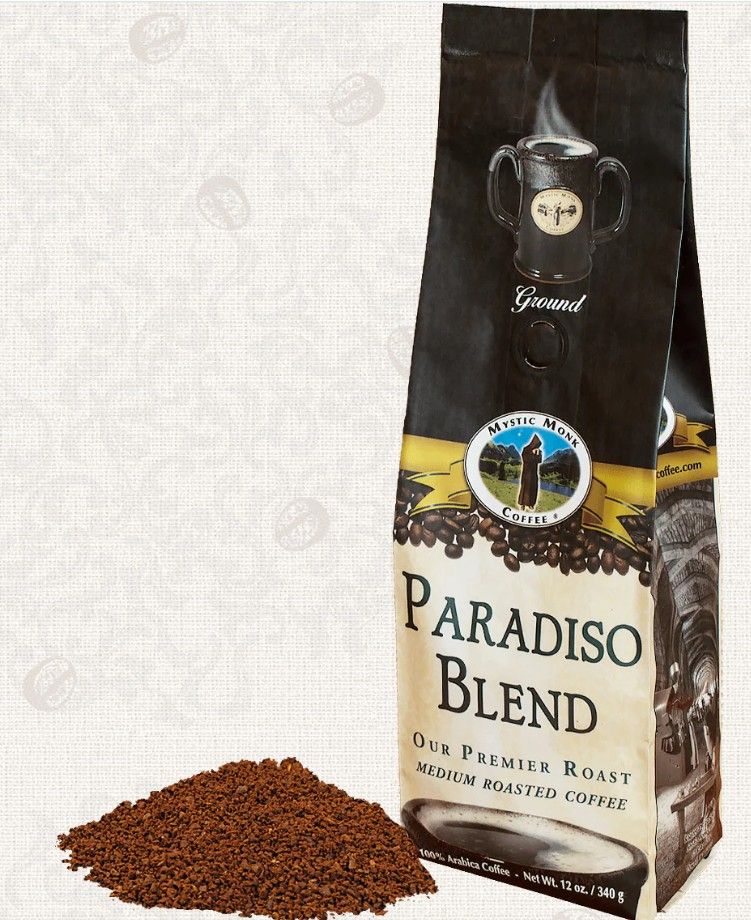 CPB Mystic Monk Paradiso Blend 12 oz Ground Coffee