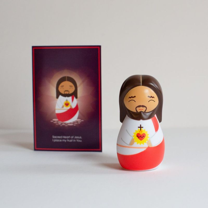 4637 Sacred Heart Jesus Shining Light Doll