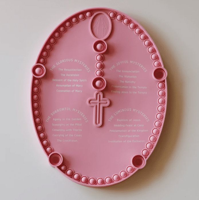 5806 Rosary Popper Pink