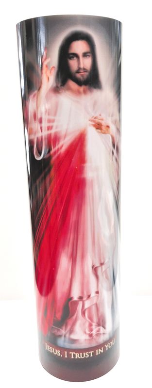 C-8001 Divine Mercy LED Candle