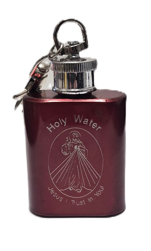 HWBSS-DM-RED HWB Divine Mercy Stainless Steel Red