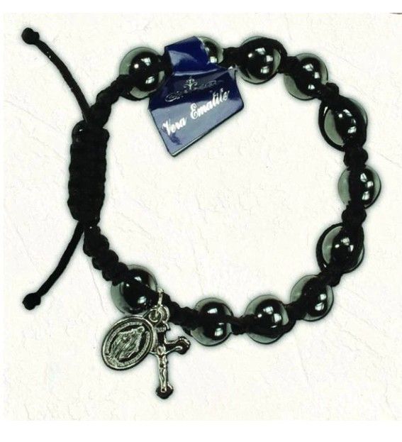 108-16-1846 Black Slip Knot bracelet