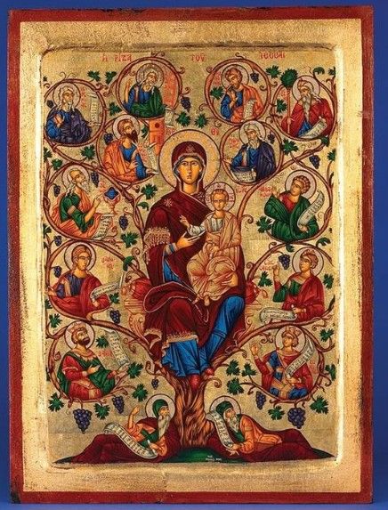       136-60-0220 Tree of Life Mary Icon