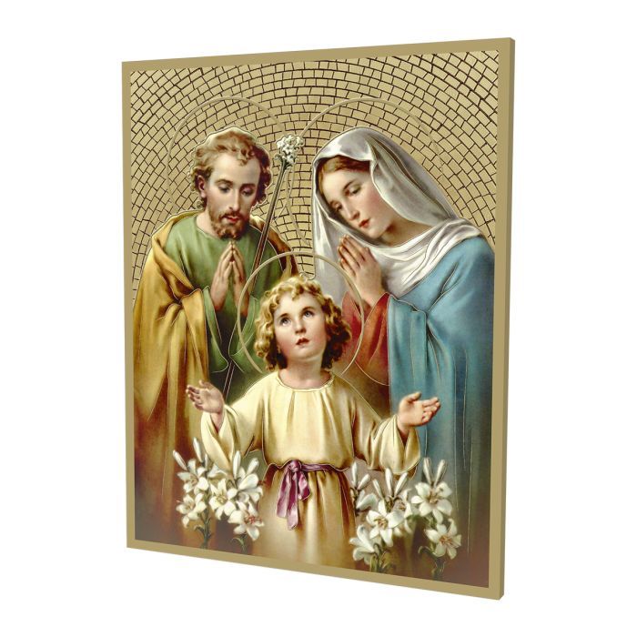 108-361 8x10 Holy Family Mosaic Plaque