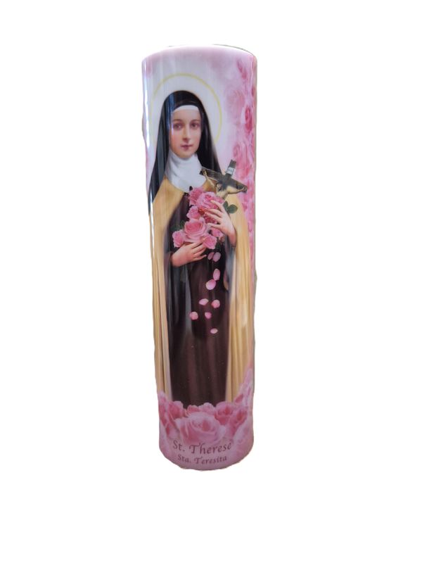 C-8010 Saint Therese LED Candle
