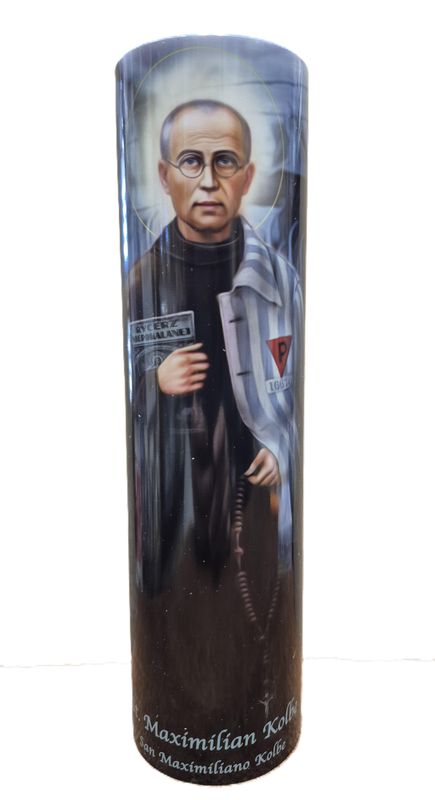      C-8029 Saint Maximilian Kolbe LED Candle