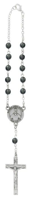 AR118C Hematite Carlo Acutis Auto Rosary