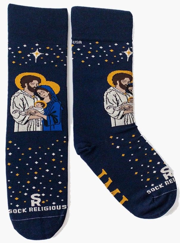       SR1267  Holy Family Sock Religious
