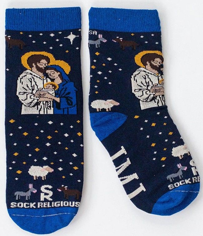       SR1264  Holy Family Kids Sock Religious