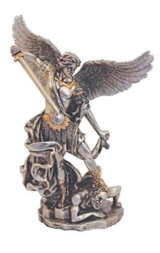      SR-78130-PE St. Michael Pewter 6&quot;
