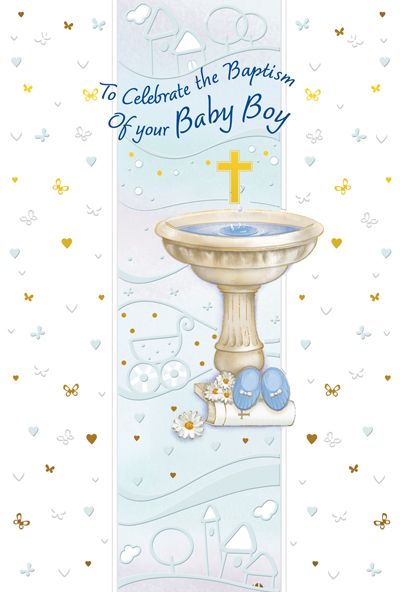 86307 To Celebrate the Baptism of Your Baby Boy
