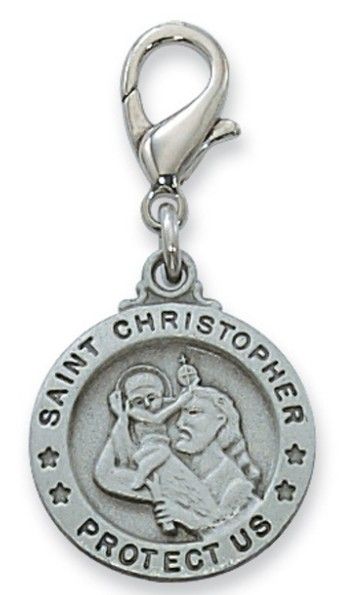 CL700CH Clipable Charm - St. Christopher