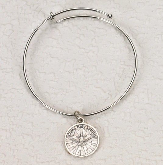 167-16-0222 Come Holy Spirit Bangle Bracelet