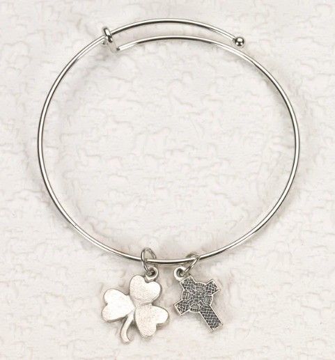 167-16-0275 Irish Charm Bangle Bracelet