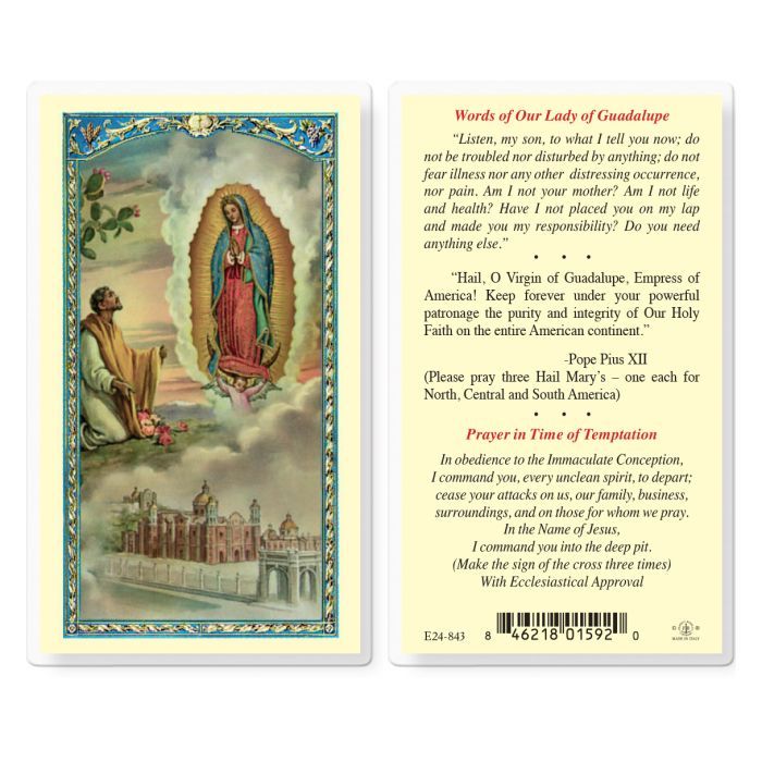       E24-843 Words of Our Lady of Guadalupe