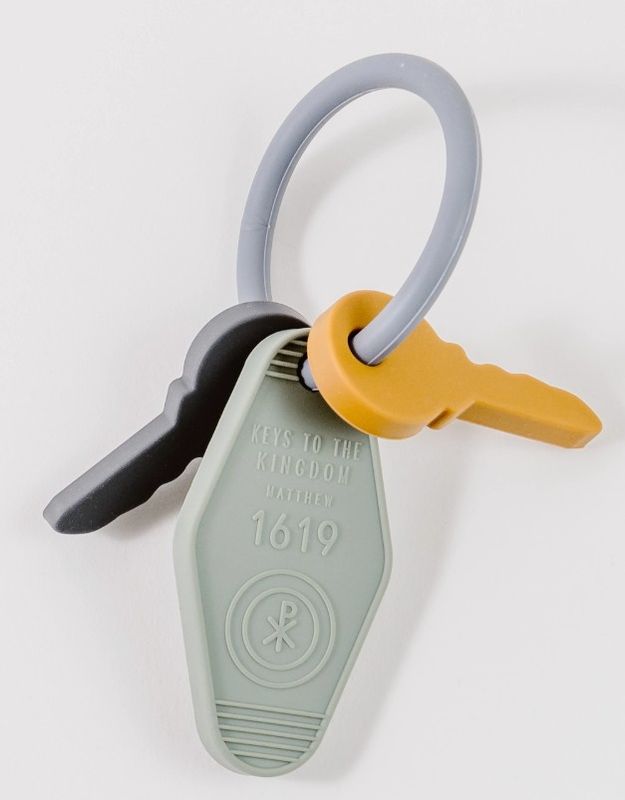 B1018 Keys to the Kingdom Silicone Teethers