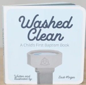      1-WC Washed Clean A Child&#39;s First Baptism Book (Hinger)