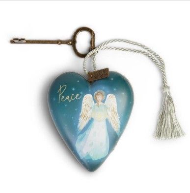 Angel of Peace Christmas Art Heart