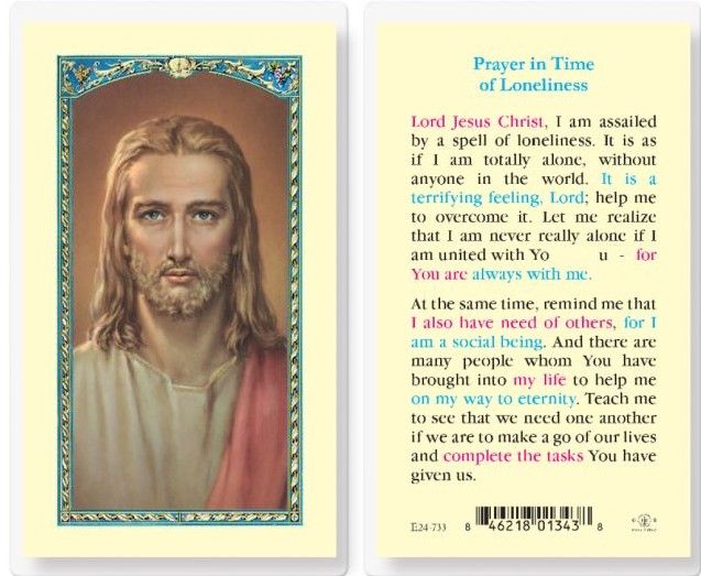 E24-733 Prayer in Time of Loneliness (800-078)