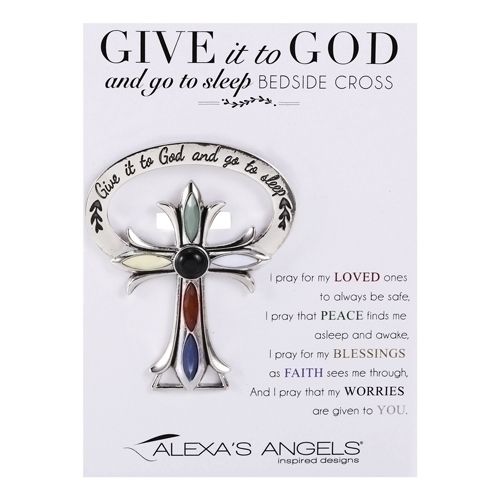     223051    AA - 2.5"H Bedside Cross/Give It To God 