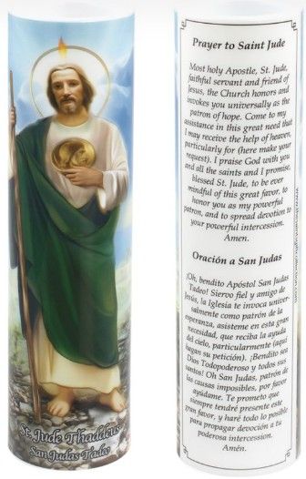 Saint Jude LED Candle C-8023