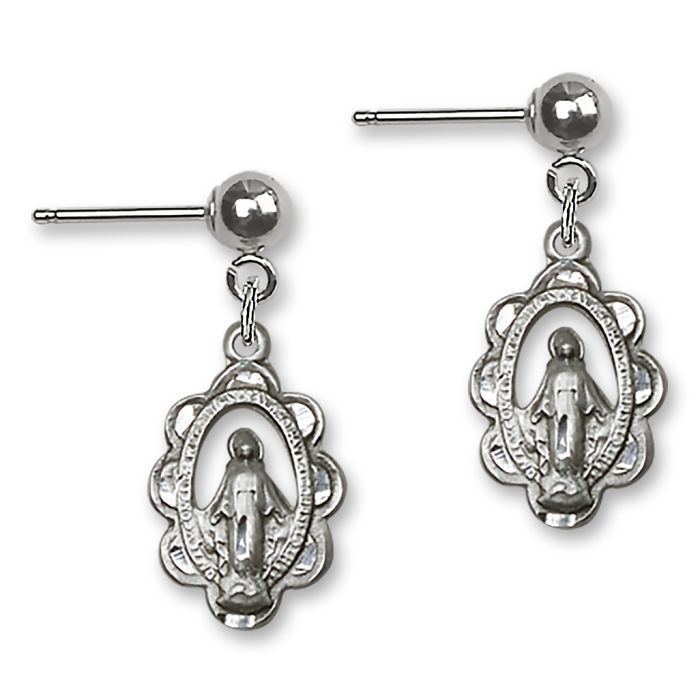 Miraculous Sterling Silver Dangle Earrings E1610DSS SS